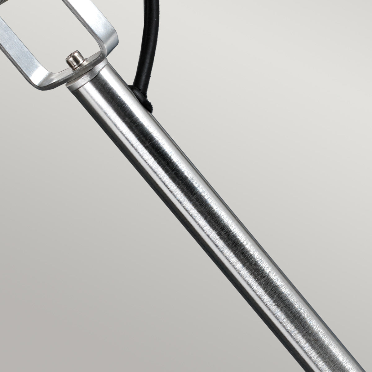 GZCC-SPENNYMOOR-1P Spennymoor 1 x 12V  Outdoor Spotlight and Pole with 1m cable Anodised Aluminium