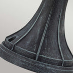 GZH-ELK3 Elkstone 1 Light  Outdoor Pedestal Verdigris
