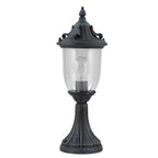 GZH-ELK3 Elkstone 1 Light  Outdoor Pedestal Verdigris