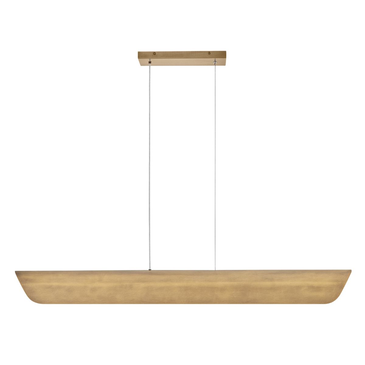 HK-ARCO-LED-LP-117-HB Hinkley Arco Linear LED pendant Heritage Brass