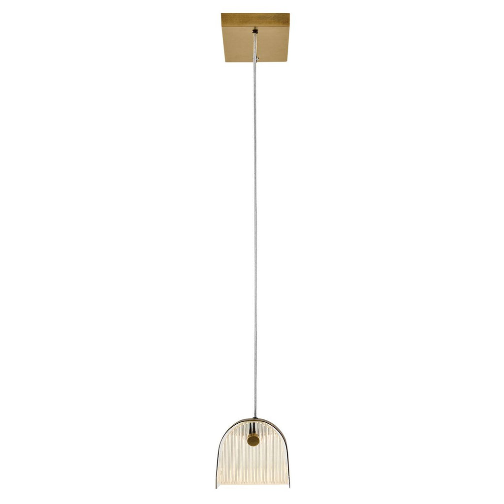 HK-ARCO-LED-LP-117-HB Hinkley Arco Linear LED pendant Heritage Brass