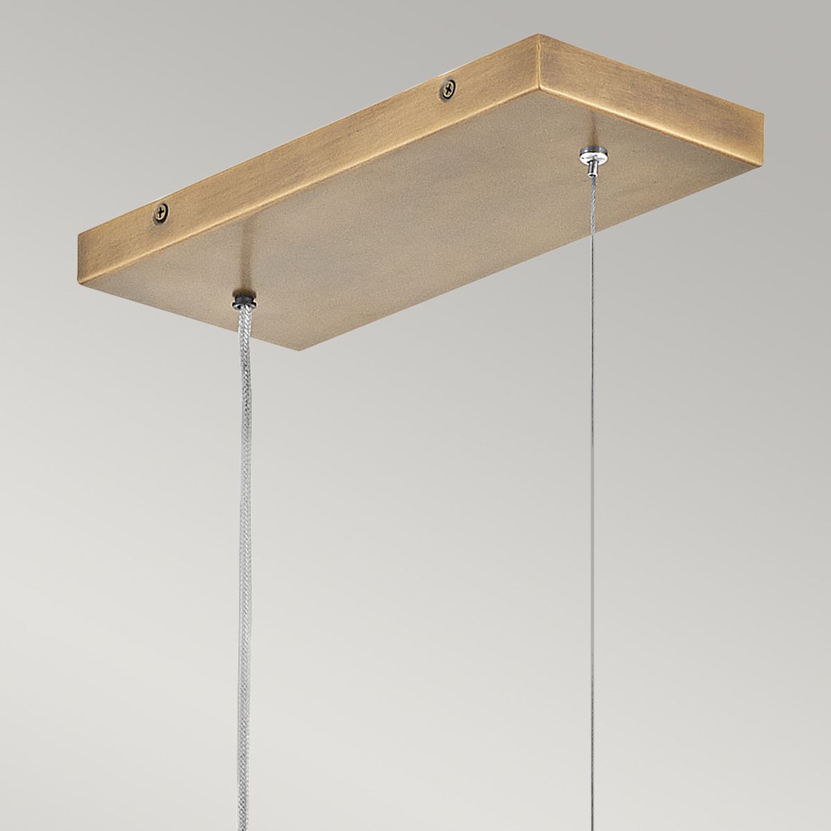 HK-ARCO-LED-LP-117-HB Hinkley Arco Linear LED pendant Heritage Brass
