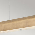 HK-ARCO-LED-LP-117-HB Hinkley Arco Linear LED pendant Heritage Brass