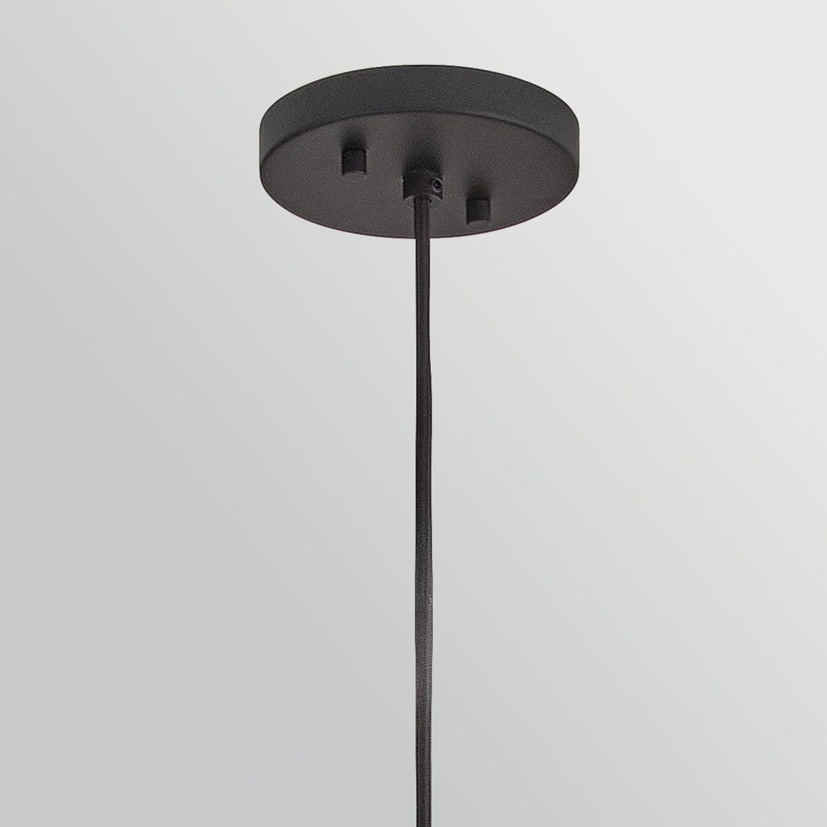 HK-ARLEN-P2-L-BK Arlen 1 Light X-Large Outdoor Pendant Black & Rattan