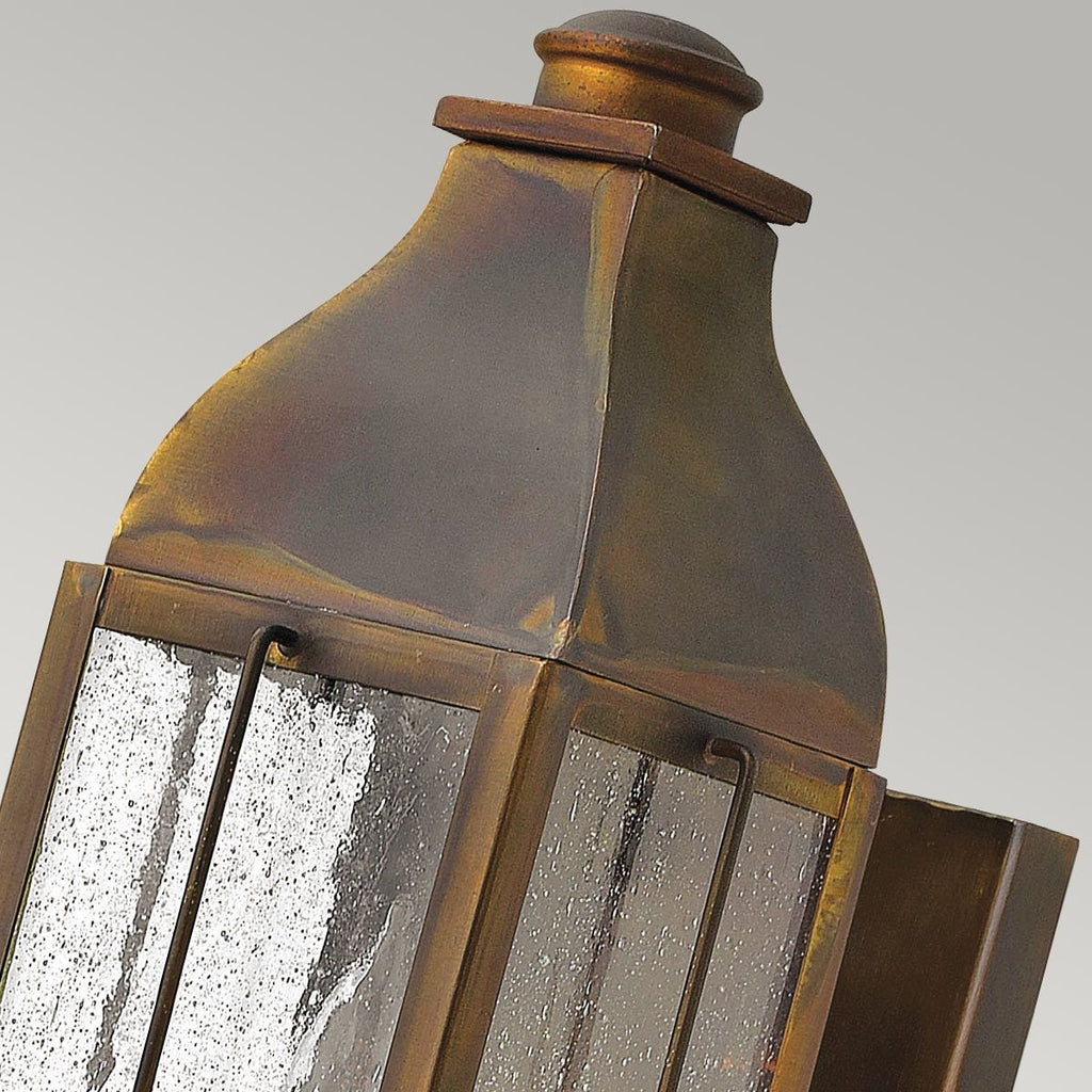 HK-BINGHAM-S Bingham 1 Light Small  Outdoor Wall Lantern  Sienna