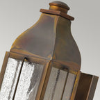 HK-BINGHAM-S Bingham 1 Light Small  Outdoor Wall Lantern  Sienna
