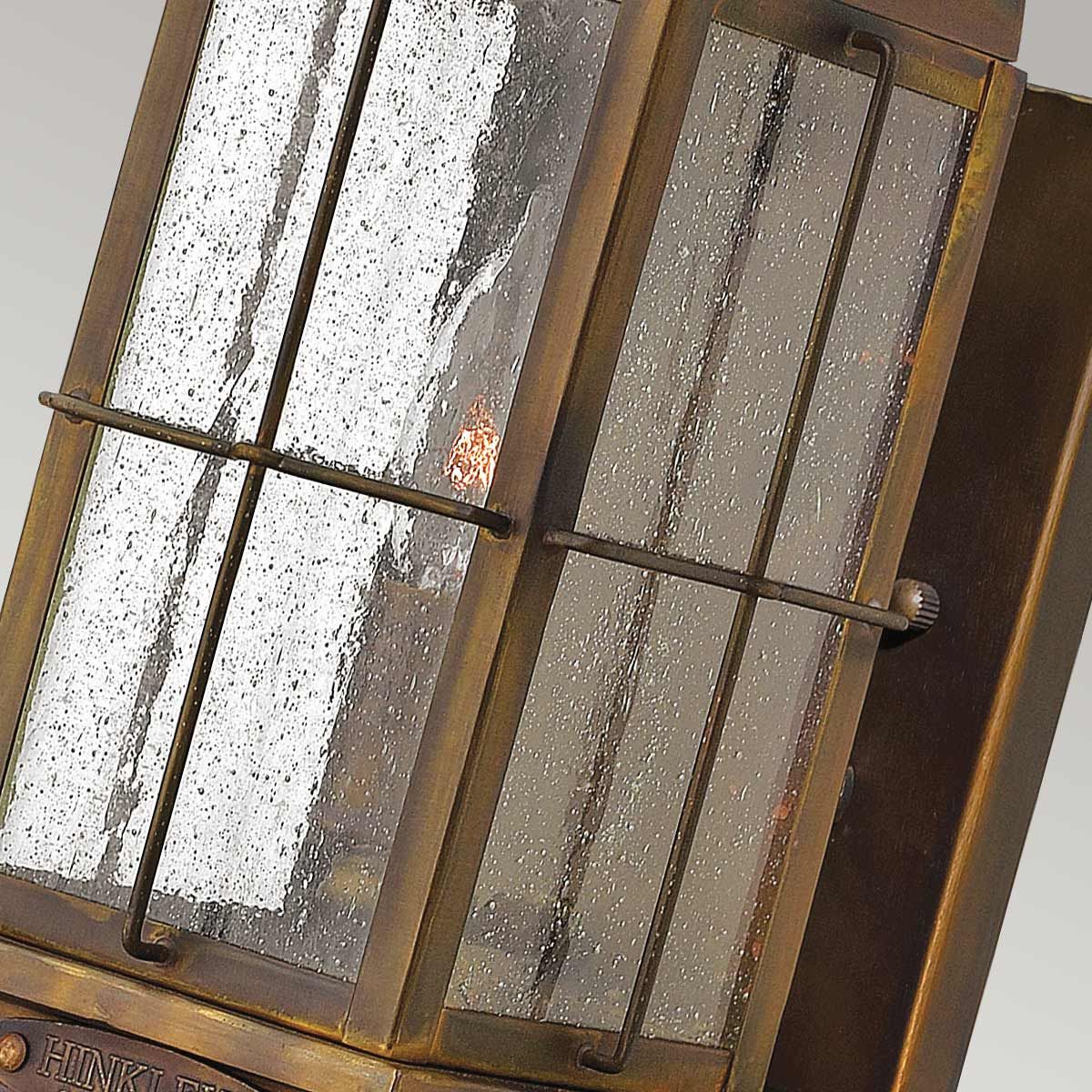 HK-BINGHAM-S Bingham 1 Light Small  Outdoor Wall Lantern  Sienna