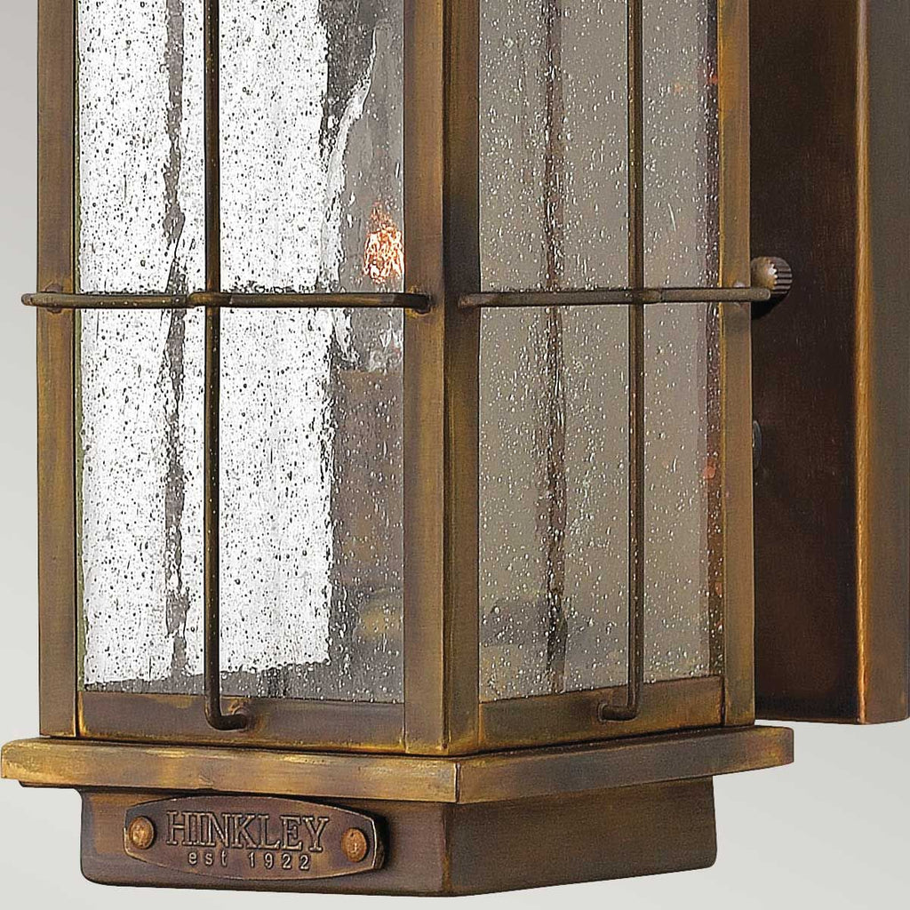 HK-BINGHAM-S Bingham 1 Light Small  Outdoor Wall Lantern  Sienna
