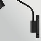 HK-BRAY-1WB-BK Bray 1 Light Wall Light Black