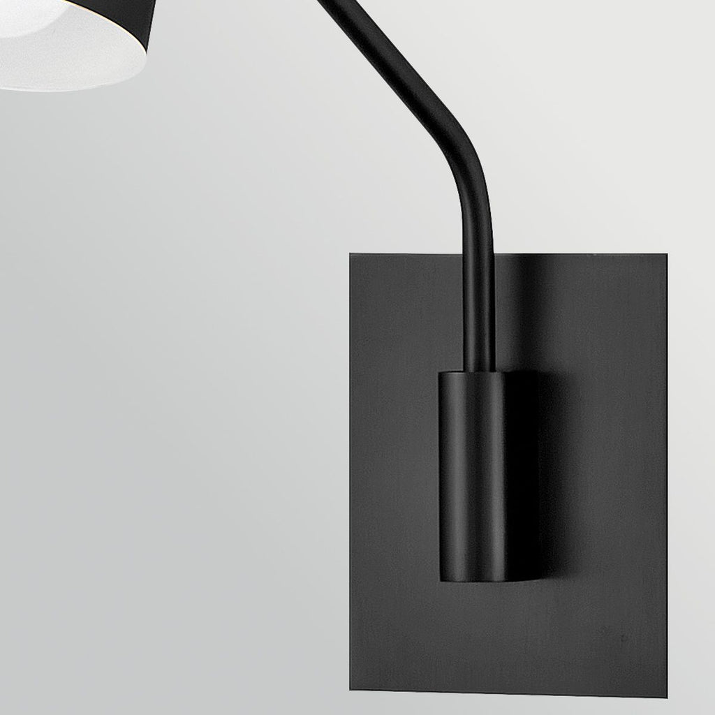 HK-BRAY-1WB-BK Bray 1 Light Wall Light Black
