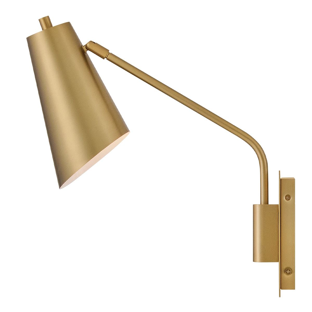 HK-BRAY-1WB-LCB Bray 1 Light Wall Light Laquered Brass