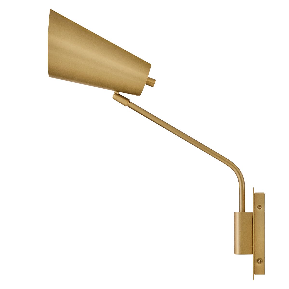 HK-BRAY-1WB-LCB Bray 1 Light Wall Light Laquered Brass