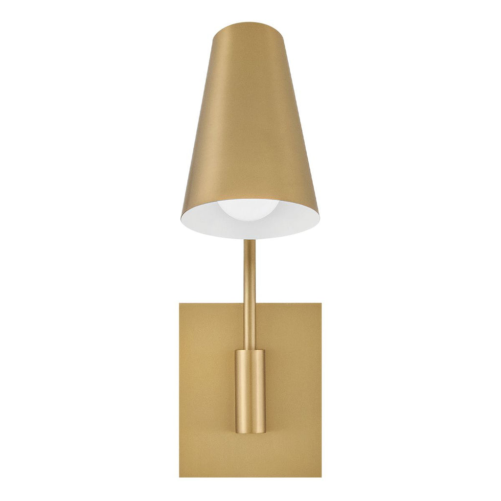 HK-BRAY-1WB-LCB Bray 1 Light Wall Light Laquered Brass