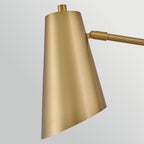 HK-BRAY-1WB-LCB Bray 1 Light Wall Light Laquered Brass