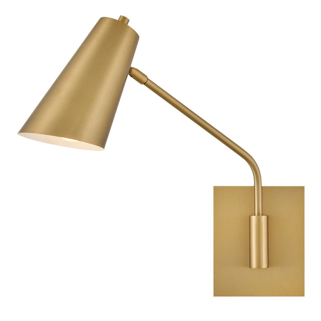 HK-BRAY-1WB-LCB Bray 1 Light Wall Light Laquered Brass