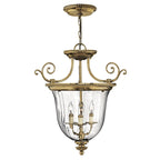 HK-CAMBRIDGE-P-S Cambridge 3 Light Small Pendant Burnished Brass