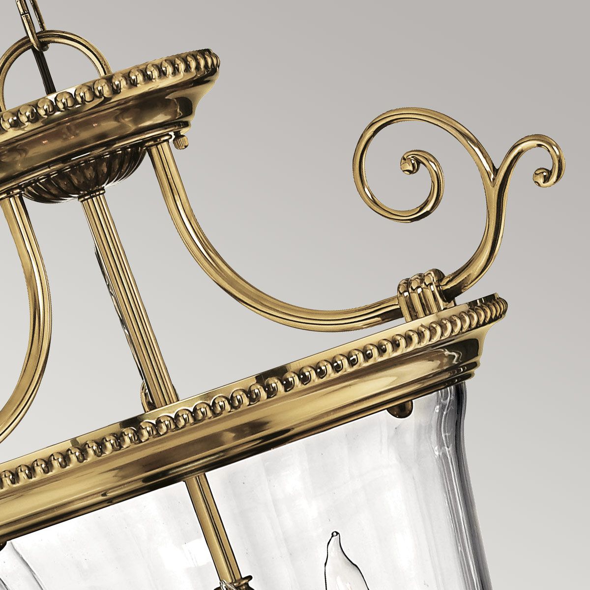 HK-CAMBRIDGE-P-S Cambridge 3 Light Small Pendant Burnished Brass