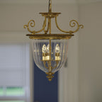 HK-CAMBRIDGE-P-S Cambridge 3 Light Small Pendant Burnished Brass