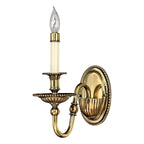 HK-CAMBRIDGE1 Cambridge 1 Light Wall Light Burnished Brass