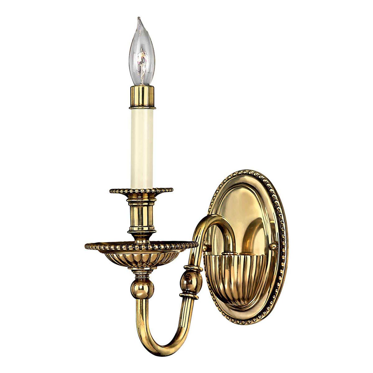 HK-CAMBRIDGE1 Cambridge 1 Light Wall Light Burnished Brass