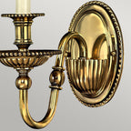 HK-CAMBRIDGE1 Cambridge 1 Light Wall Light Burnished Brass