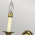 HK-CAMBRIDGE1 Cambridge 1 Light Wall Light Burnished Brass