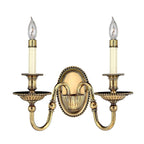 HK-CAMBRIDGE2 Cambridge 2 Light Wall Light Burnished Brass