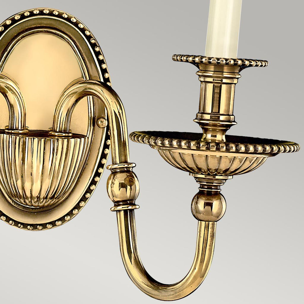 HK-CAMBRIDGE2 Cambridge 2 Light Wall Light Burnished Brass