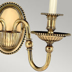 HK-CAMBRIDGE2 Cambridge 2 Light Wall Light Burnished Brass