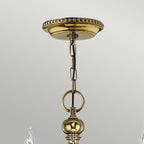 HK-CAMBRIDGE6 Cambridge 6 Light Chandelier Burnished Brass