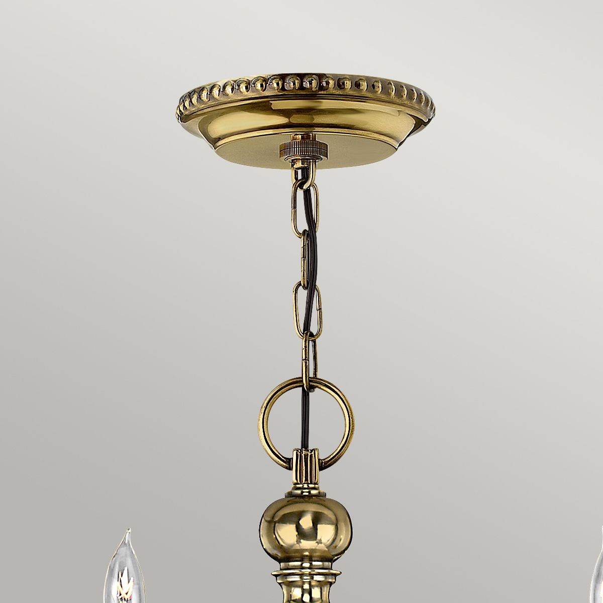 HK-CAMBRIDGE6 Cambridge 6 Light Chandelier Burnished Brass