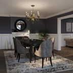 HK-CAMBRIDGE6 Cambridge 6 Light Chandelier Burnished Brass