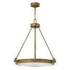 HK-COLLIER-P Collier 4 Light Pendant Heritage Brass