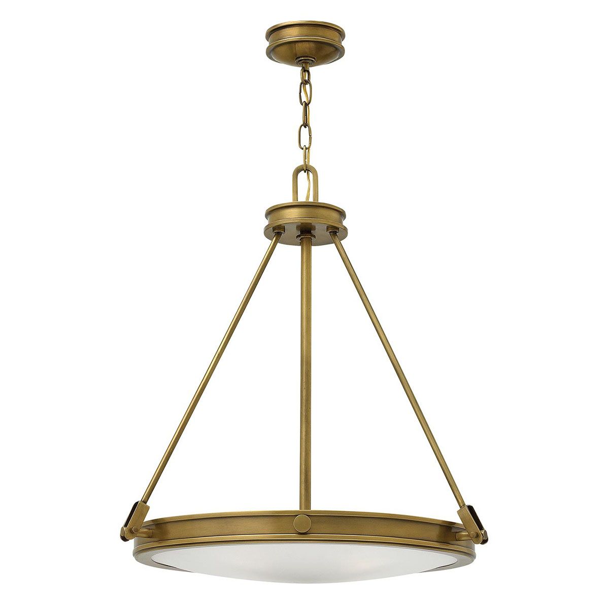 HK-COLLIER-P Collier 4 Light Pendant Heritage Brass