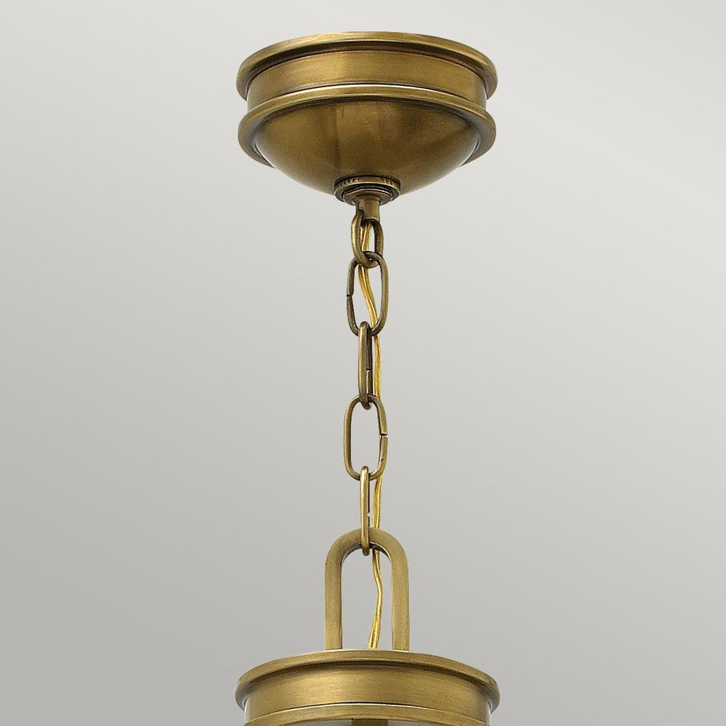 HK-COLLIER-P Collier 4 Light Pendant Heritage Brass