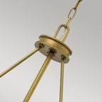 HK-COLLIER-P Collier 4 Light Pendant Heritage Brass