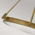 HK-COLLIER-P Collier 4 Light Pendant Heritage Brass