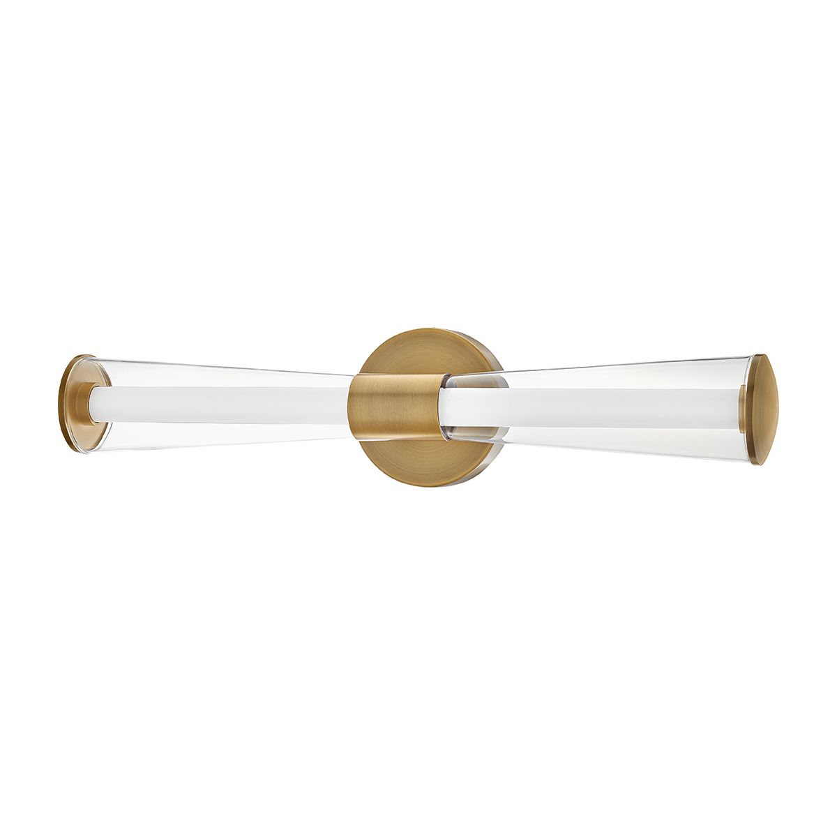 HK-ELIN-LED-WB2-LCB Elin LED  Bathroom Wall Light  Lacquered Brass