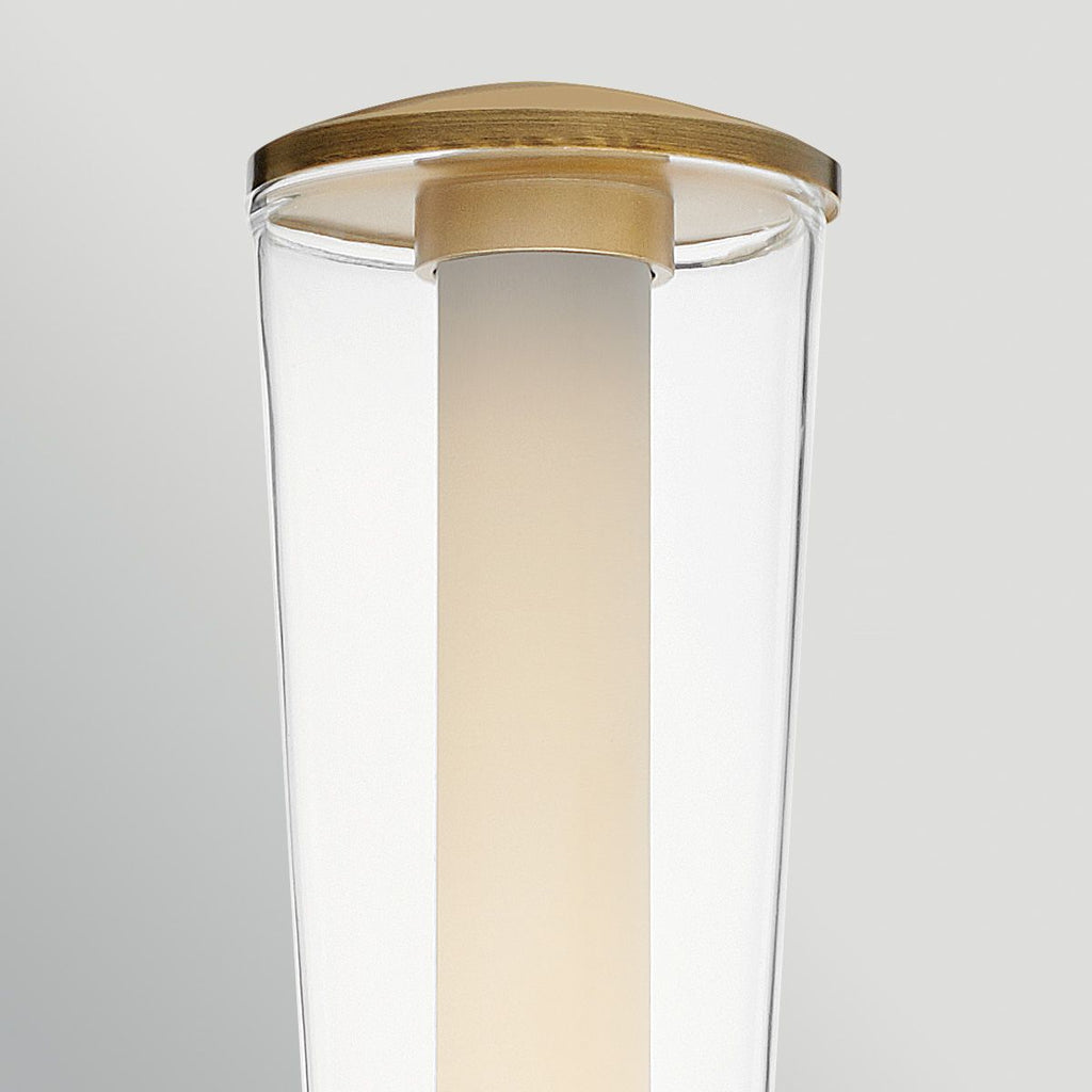 HK-ELIN-LED-WB2-LCB Elin LED  Bathroom Wall Light  Lacquered Brass