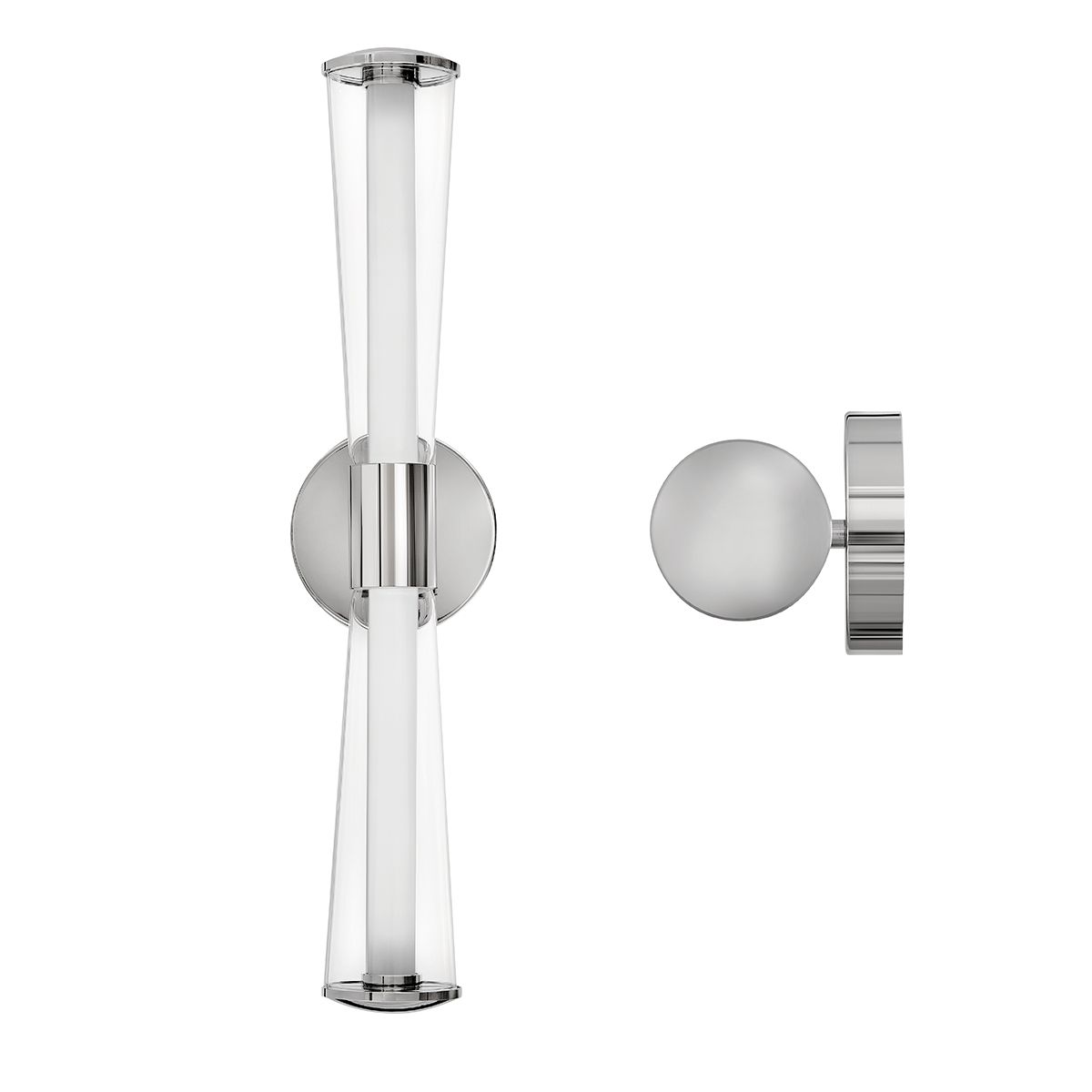 HK-ELIN-LED-WB2-PC Elin LED  Bathroom Wall Light  Polished Chrome