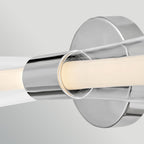 HK-ELIN-LED-WB2-PC Elin LED  Bathroom Wall Light  Polished Chrome