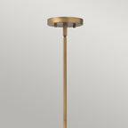 HK-FULTON-4P Fulton 4 Light Pendant Chandelier Bronze and Brass