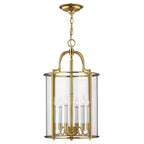 HK-GENTRY-P-L-PB Gentry 6 Light Large Pendant Polished Brass