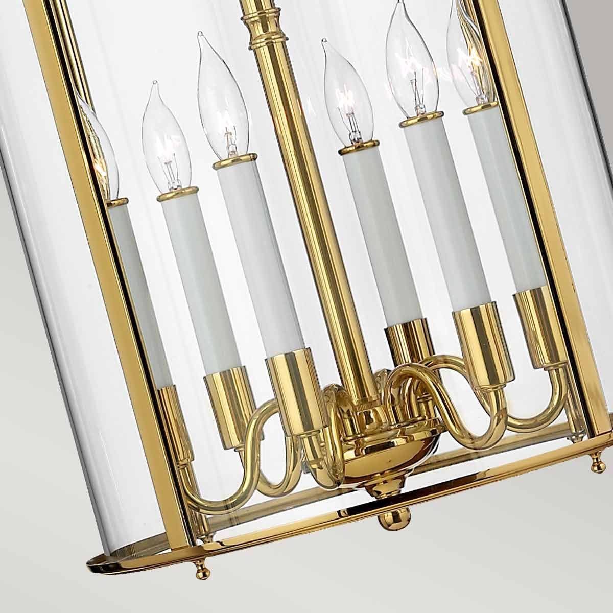 HK-GENTRY-P-L-PB Gentry 6 Light Large Pendant Polished Brass