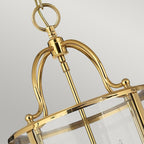 HK-GENTRY-P-M-PB Gentry 4 Light Medium Pendant Polished Brass