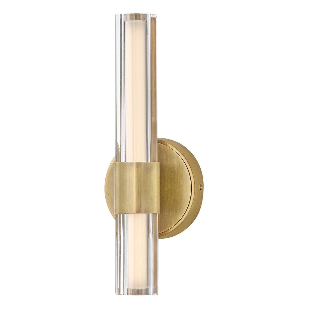 HK-GEORGETTE-LED1-LCB Georgette Small LED  Bathroom Wall Light  Laquered Brass