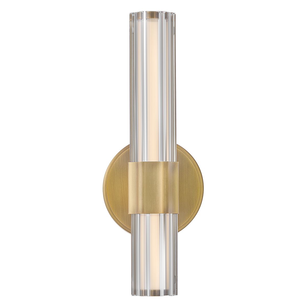 HK-GEORGETTE-LED1-LCB Georgette Small LED  Bathroom Wall Light  Laquered Brass