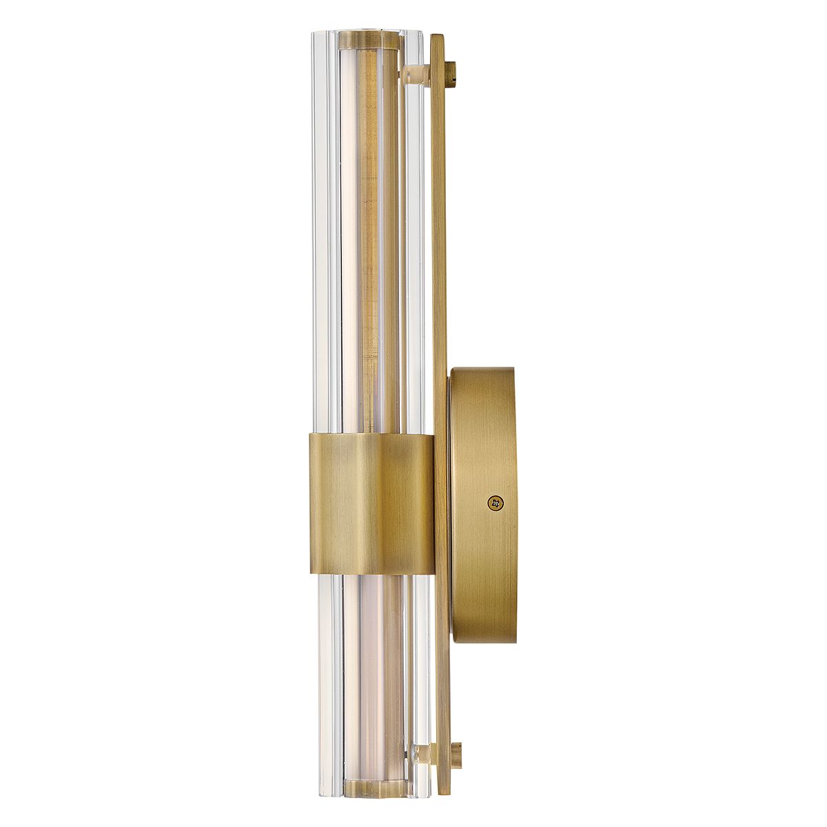 HK-GEORGETTE-LED1-LCB Georgette Small LED  Bathroom Wall Light  Laquered Brass
