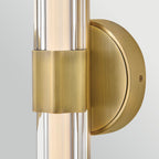 HK-GEORGETTE-LED1-LCB Georgette Small LED  Bathroom Wall Light  Laquered Brass