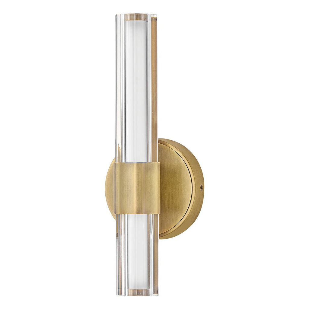 HK-GEORGETTE-LED1-LCB Georgette Small LED  Bathroom Wall Light  Laquered Brass